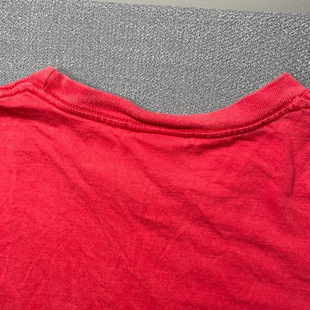FOX Racing T-Shirt Large Red Short Sleeve Y2K Motocross Riding - Picture 9 of 9